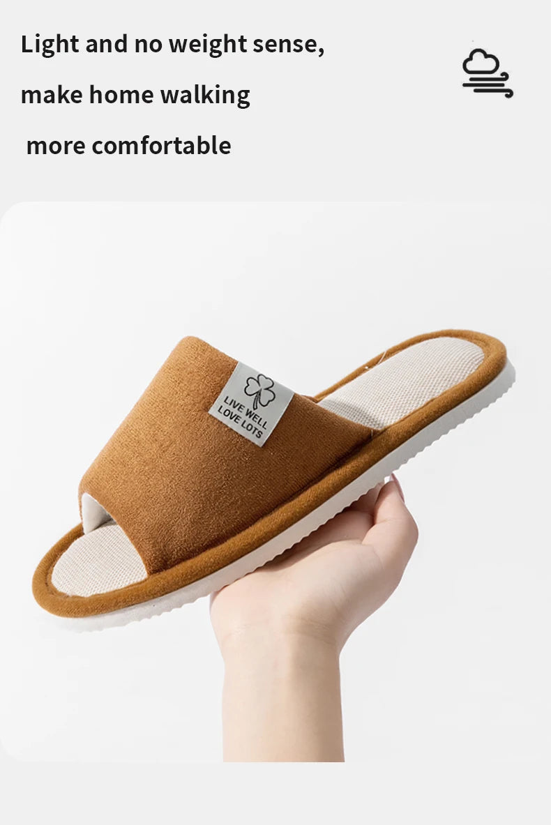 Non-Slip Soft-Soled Indoor House Slippers for Spring&Summer,