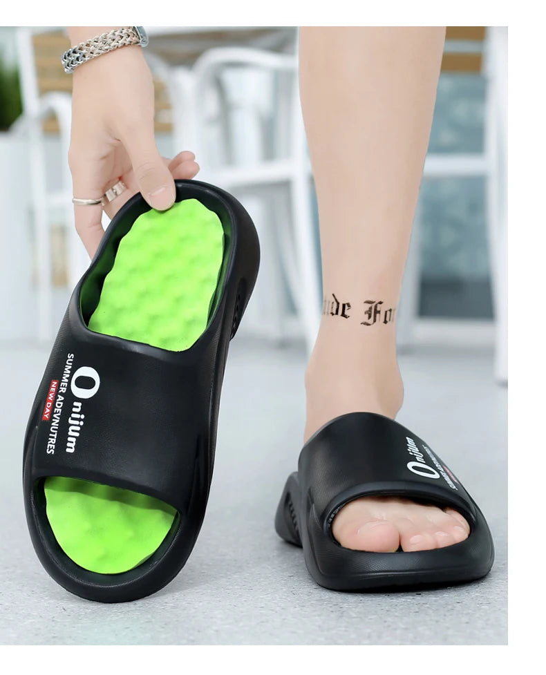 Massage Slippers Slides Indoor Outdoor Sandals