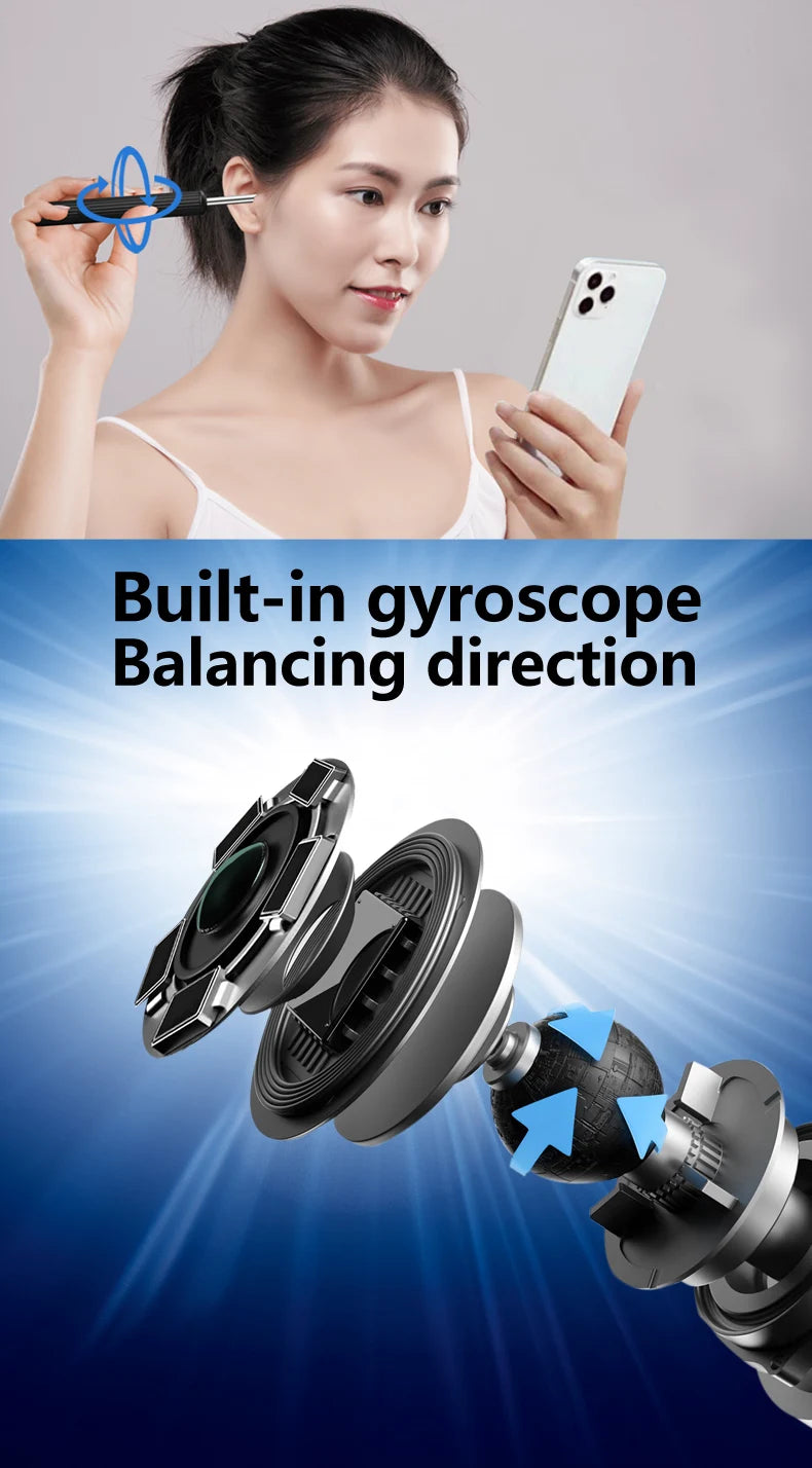 Ear Wax Removal Tool Camera Wireless Otoscope 1080P 3.9mm Ear Cleaner Camera Ear Endoscope Compatible for iPhone iPad Android