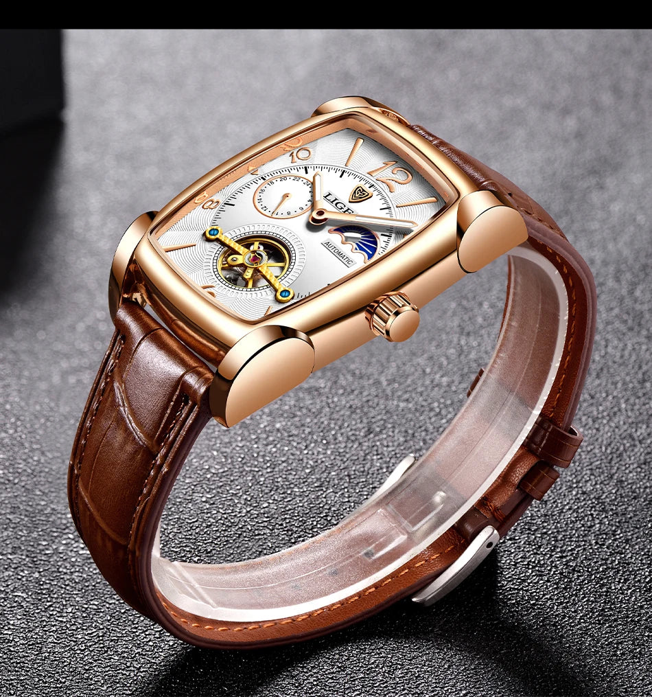 LIGE waterproof business sports watch