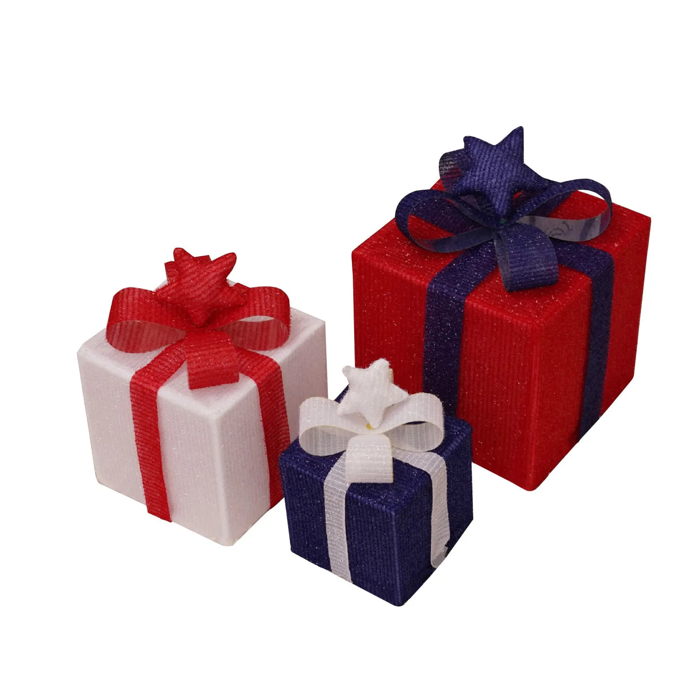 Christmas Decoration 3pcs Transparent Plastic Christmas