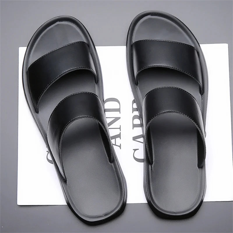 New Beach Slippers for Men Non Slip Flat Sandals