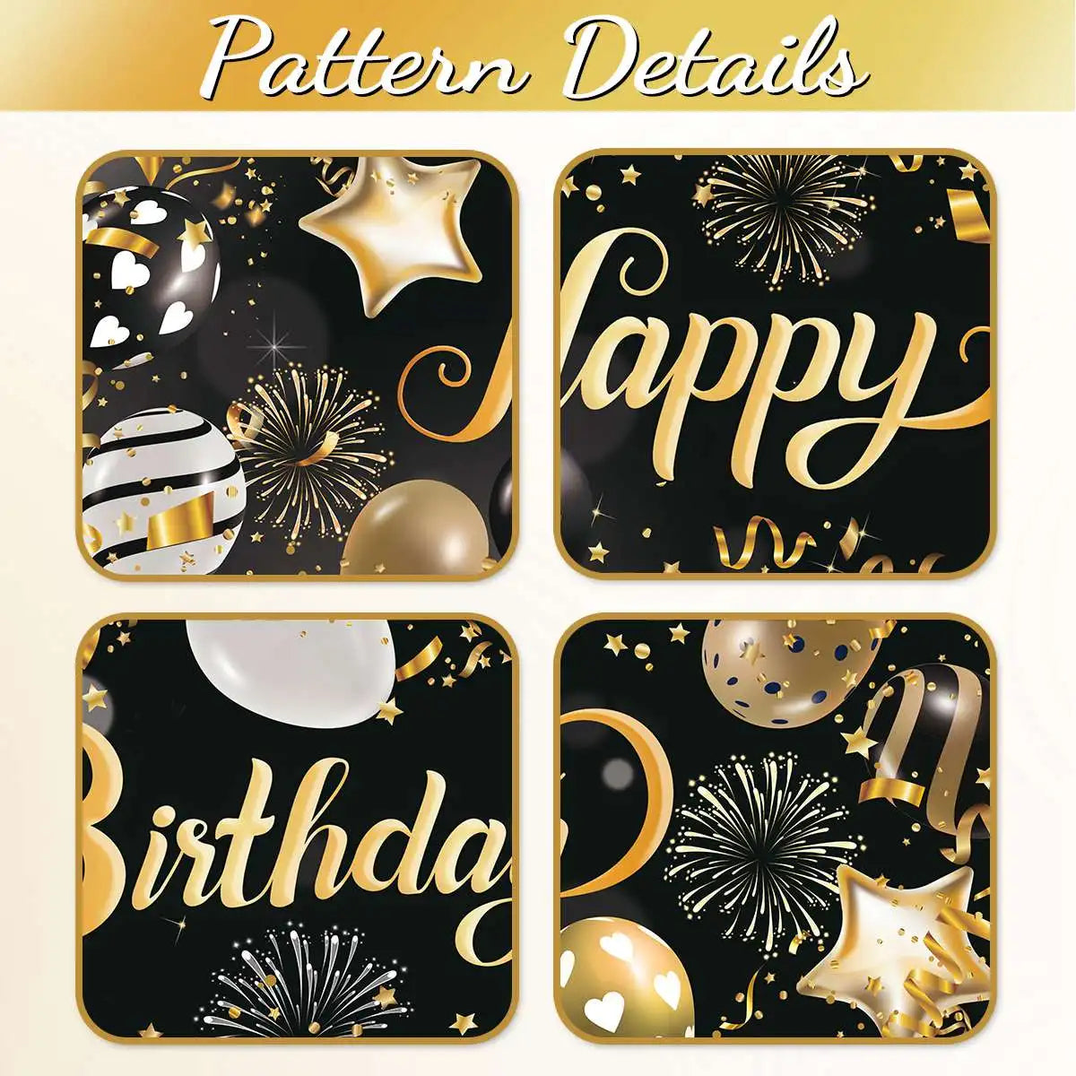 Happy Birthday Banner Birthday Party Decoration Kids Boys Girl