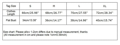 Size chart for Men Tank Top Sleeveless Undershirt showing measurements for S, M, L, and XL.