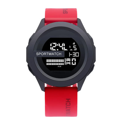 Man Digital Wristwatch Stopwatch Luminous
