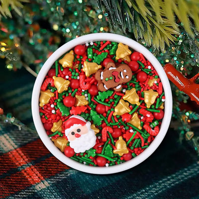 Christmas Sprinkles Mix Christmas Tree Santa Claus