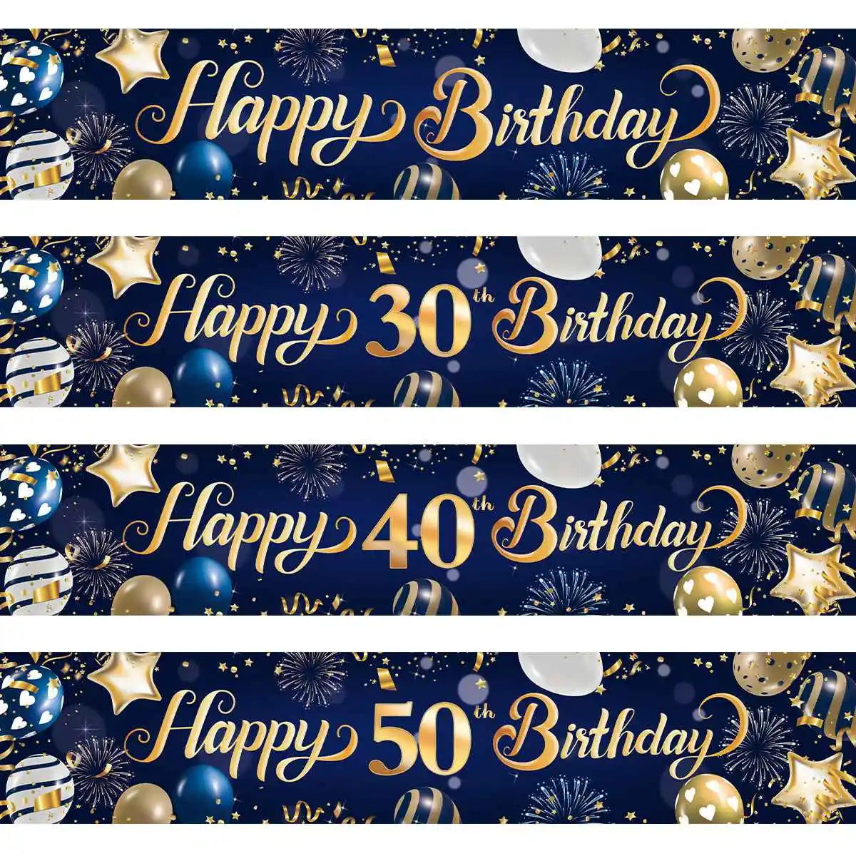 Happy Birthday Banner Birthday Party Decoration Kids Boys Girl