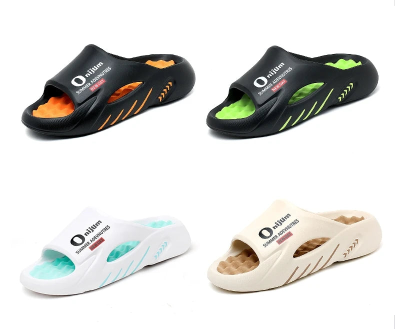 Massage Slippers Slides Indoor Outdoor Sandals