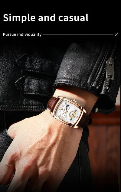 LIGE waterproof business sports watch