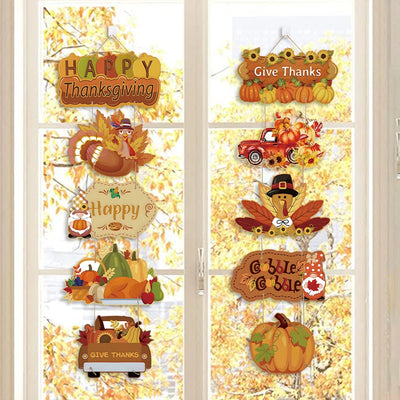 Happy Thanksgiving Day Door Banner