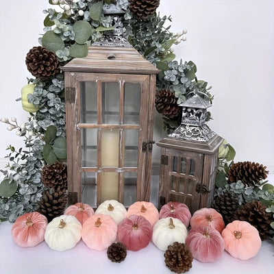 Autumn Harvest Halloween Thanksgiving 12- Pumpkin Decorations,