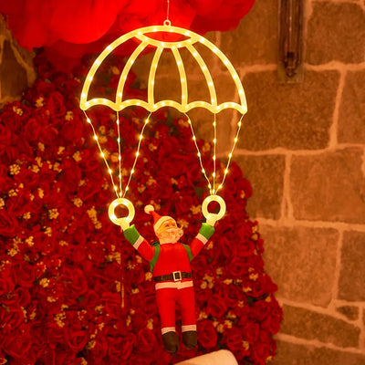 Christmas, Santa Claus, Parachute