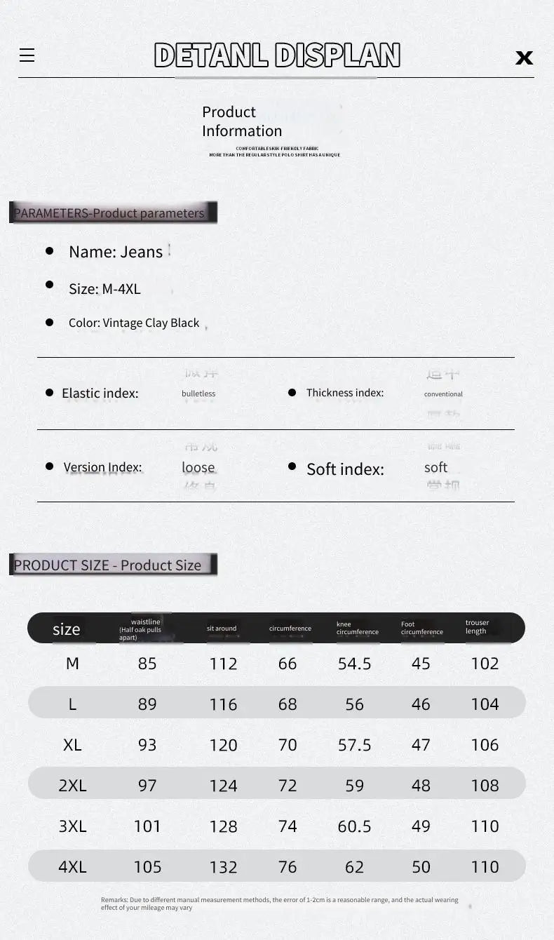 Trousers Male Men's Pants Tops & T-shirt