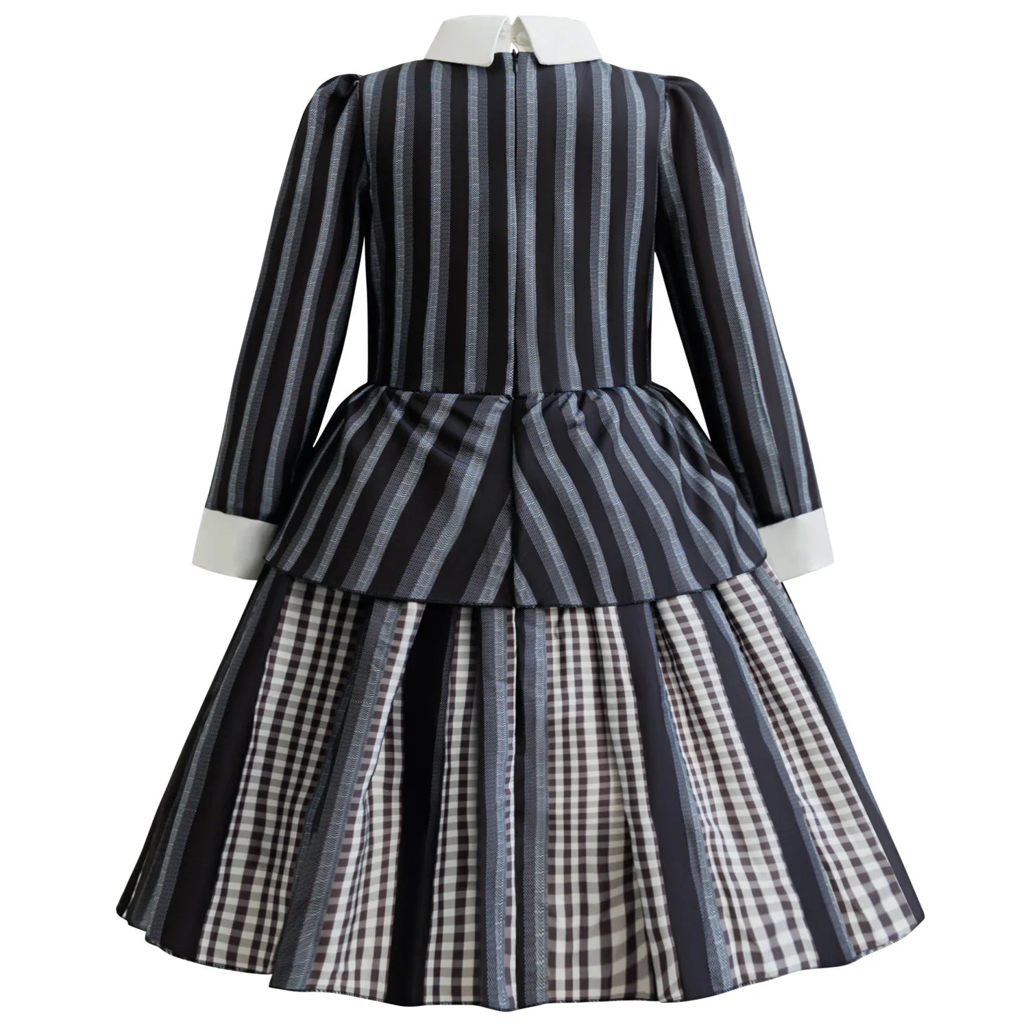 Girl Dress Wednesdays Addam Cosplay Family Halloween Costume Birthday Party Stage Performance Costume Carnival Kids Dress Up