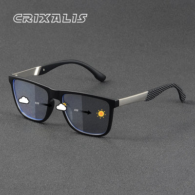 Photochromic Sunglasses For Men Women Square Casual