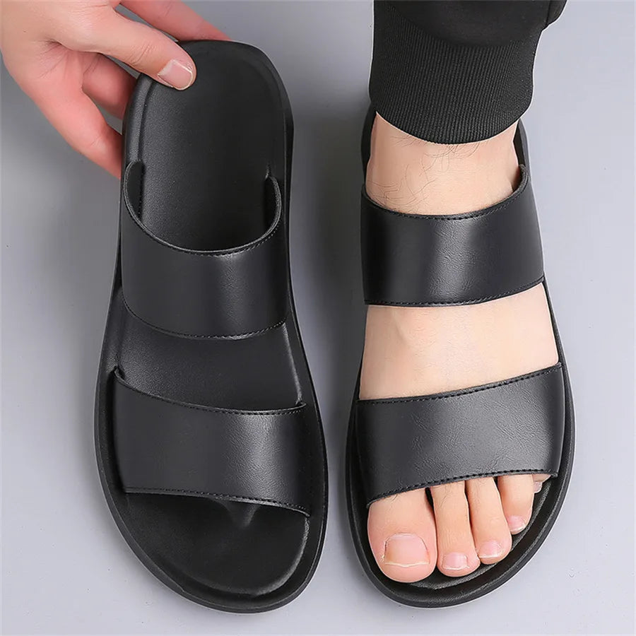 New Beach Slippers for Men Non Slip Flat Sandals