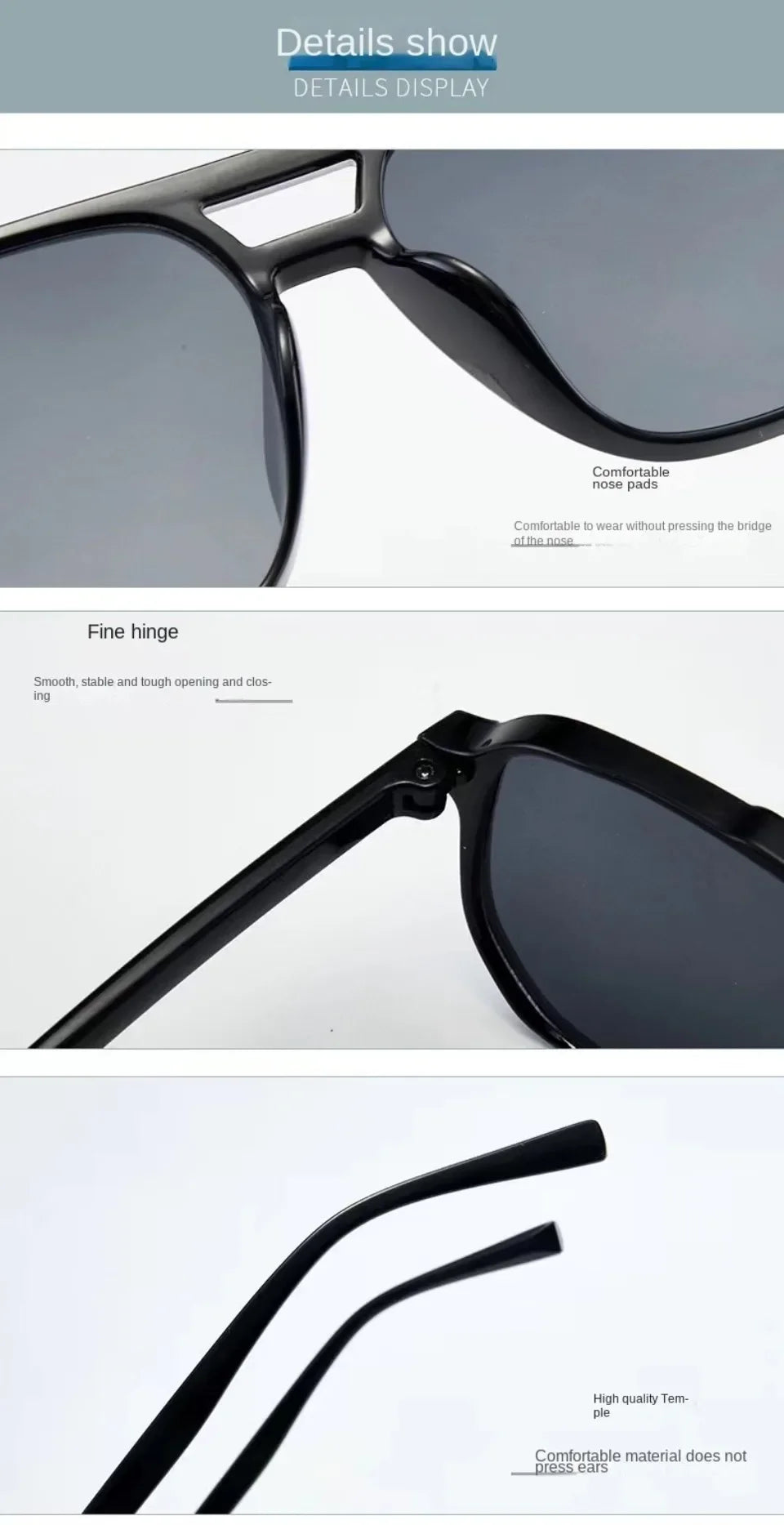 Vintage Men  Big Sunglasses