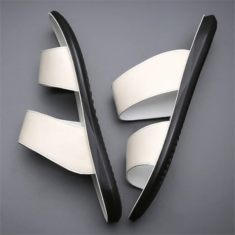 New Beach Slippers for Men Non Slip Flat Sandals