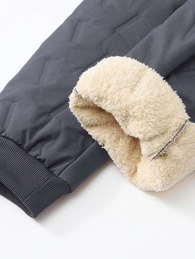 Men's Casual Trousers Plush Velvet Thickened Winter Thermal