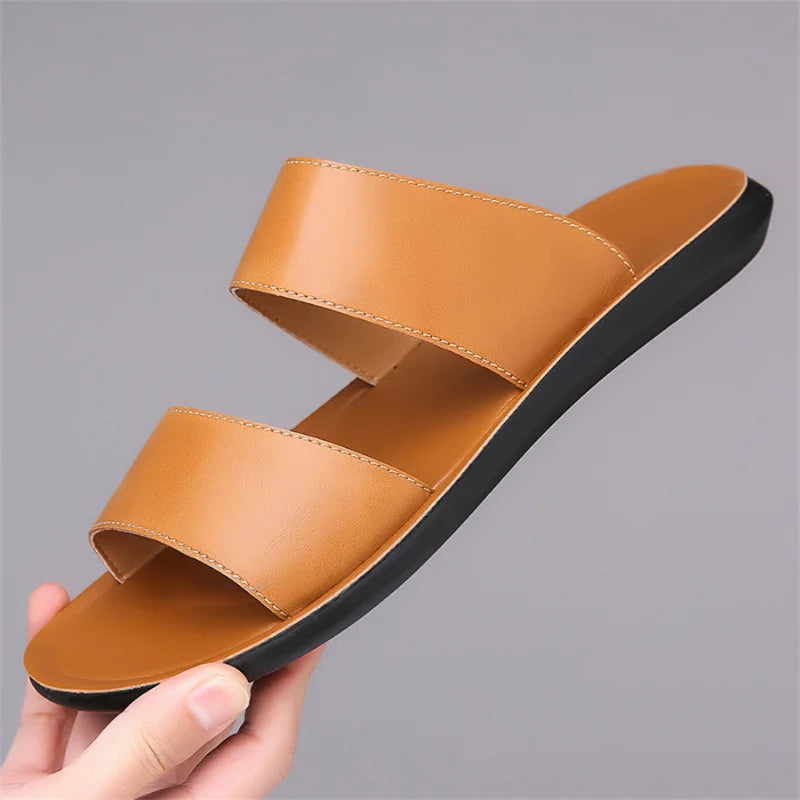 New Beach Slippers for Men Non Slip Flat Sandals