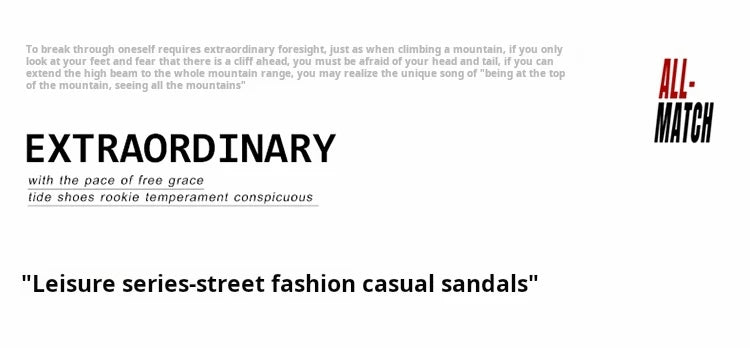 Big Leather Casual Slippers Summer Half Slipper, Non Slip