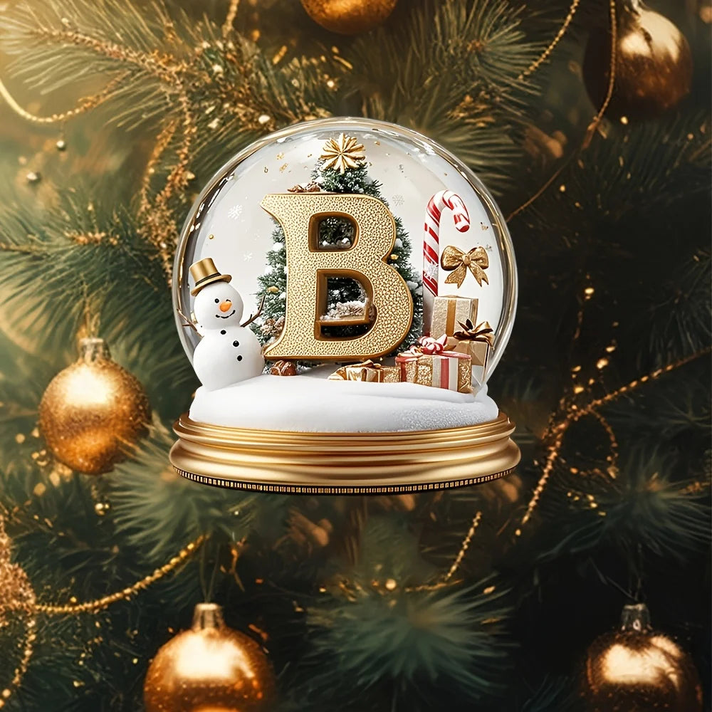 Christmas Tree Decorations Mixed Letter