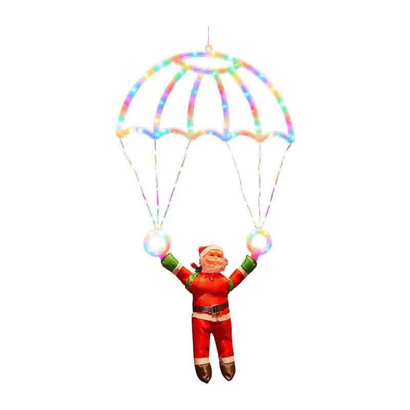 Christmas, Santa Claus, Parachute