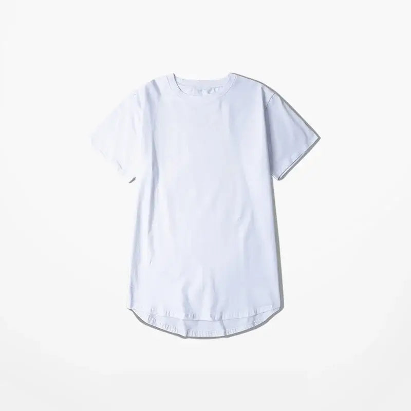 MRMT High Street Mens T Shirt in plain white, back view, showcasing a stylish and casual design.