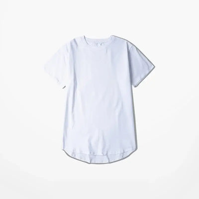 MRMT High Street Mens T Shirt in plain white, back view, showcasing a stylish and casual design.