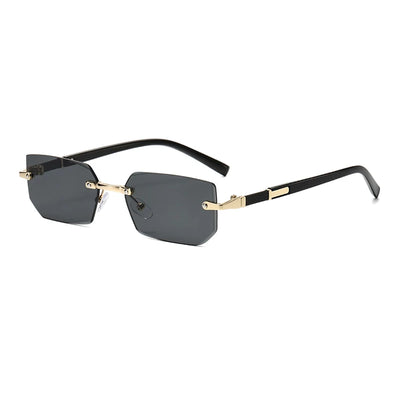 Trendy Rimless Sunglasses for Men