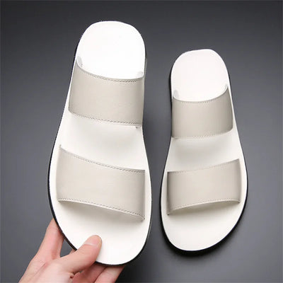 New Beach Slippers for Men Non Slip Flat Sandals