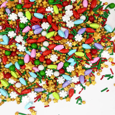 Christmas Sprinkles Mix Christmas Tree Santa Claus