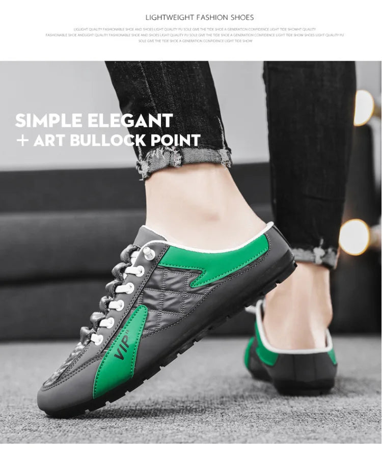 Trendy Men's Flat Bottom Casual Shoes Soft Sole