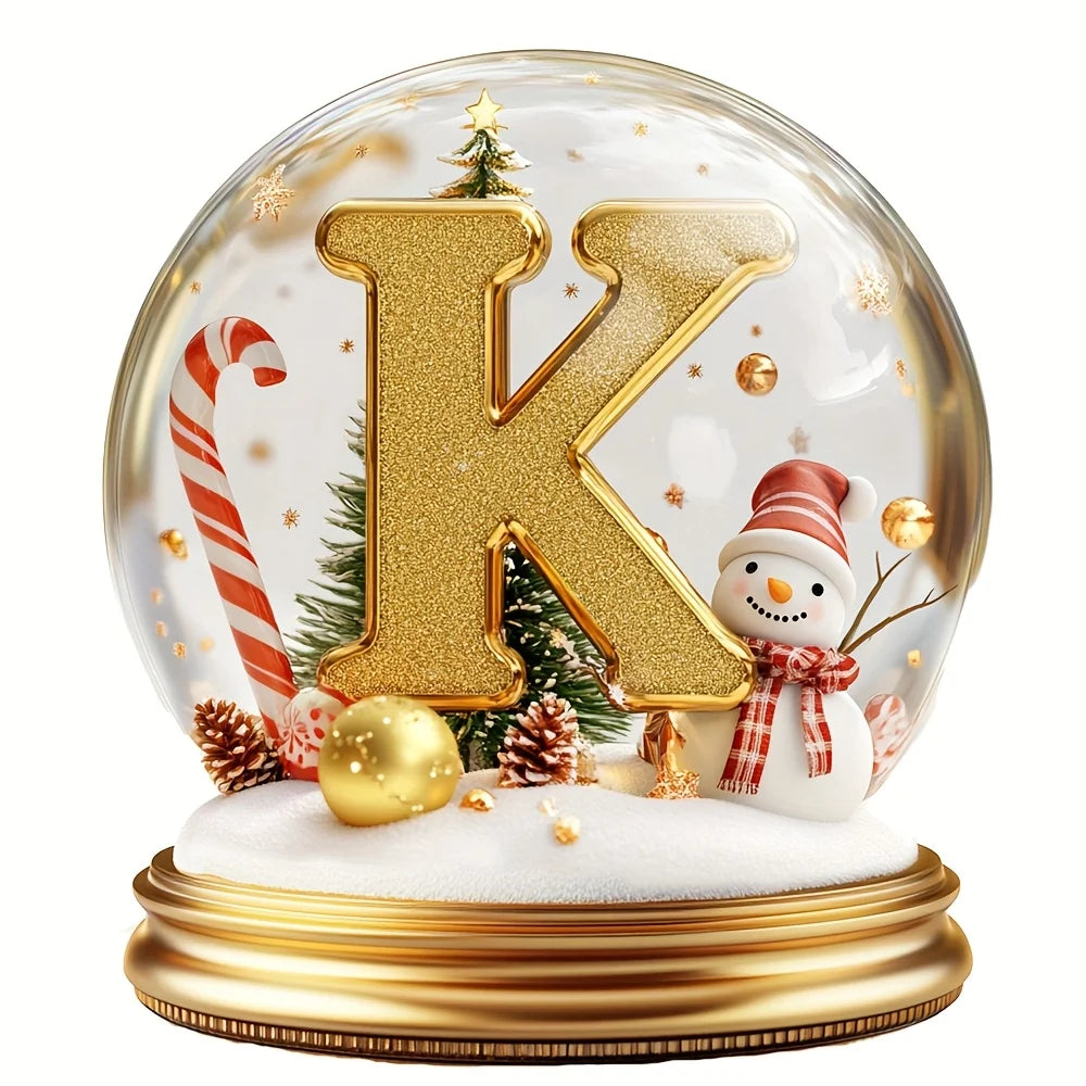 Christmas Tree Decorations Mixed Letter Desktop Ornament Family Portrait Decor Farmhouse Vacation Desktop Decoration Acrylic