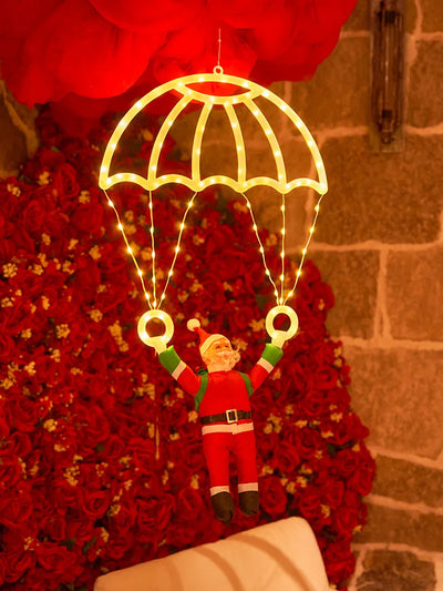 Christmas, Santa Claus, Parachute