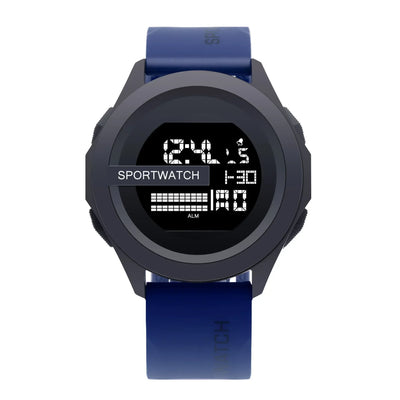 Man Digital Wristwatch Stopwatch Luminous