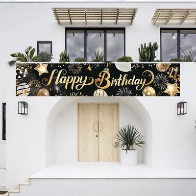 Happy Birthday Banner Birthday Party Decoration Kids Boys Girl