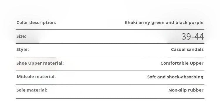 Big Leather Casual Slippers Summer Half Slipper, Non Slip