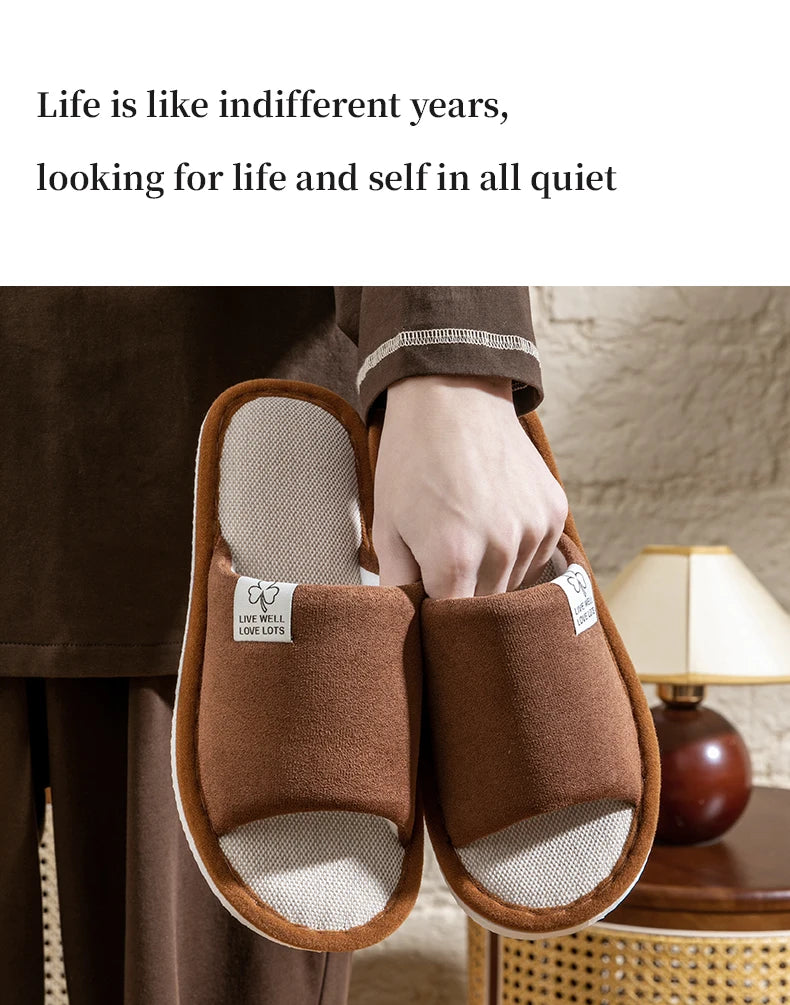 Non-Slip Soft-Soled Indoor House Slippers for Spring&Summer,