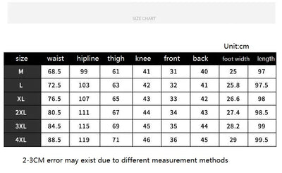 man trousers New Cotton Fashion Elastic Waist Baggy