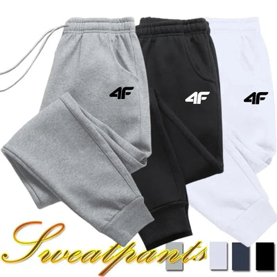 Mens Sweatpants Fashion Print Versatile for Gym Jogging