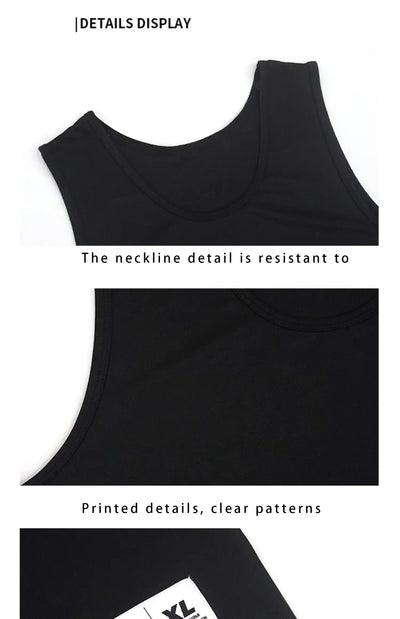 Gym Top Men Shirt Man Muscle Loose T-shirt Fitness Bodybuilding neckline detail and printed patterns display