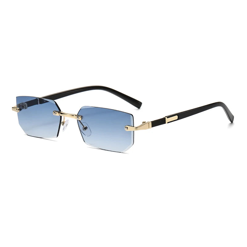 Trendy Rimless Sunglasses for Men