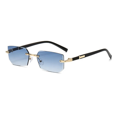Trendy Rimless Sunglasses for Men