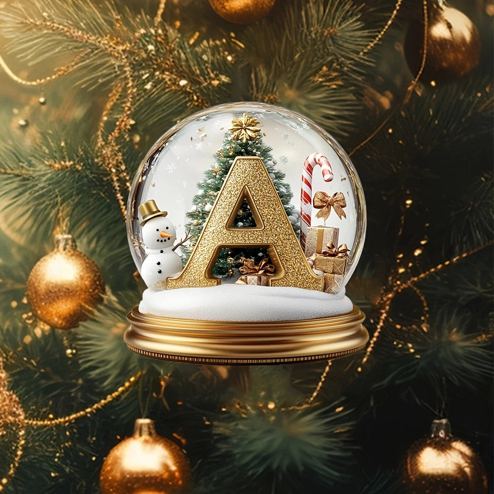 Christmas Tree Decorations Mixed Letter